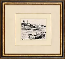 Buy Charles H. Woodbury (1864-1940) INK - LANDSCAPE !!! • 63.15£