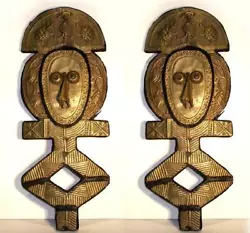 Buy African Or Oceanic Objects, Pair Of Bakota (Kota) Guardian Figures, Hand-Carved • 3,198.40£
