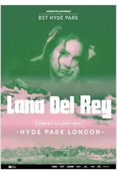 Buy Lana Del Rey Hyde Park 2023 Poster￼ • 15£