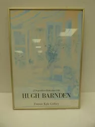 Buy Hugh Barnden 1988 Francis Kyle Gallery Framed Exhibition Print 60 X 42 Cm • 14.99£