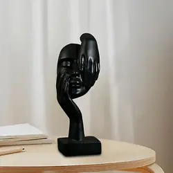 Buy Creative Human Face Sculpture Resin Housewarming Gift Home Decoration • 14.68£