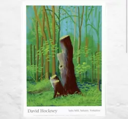 Buy David Hockney - The Arrival Of Spring IPad Drawing Official Exhibition Poster • 70£
