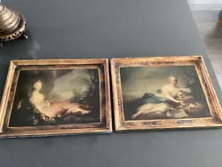 Buy Antique French Art Marie Adelaide Of France As Diana Jean Marc Nattier Set 2 • 66.15£