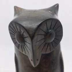 Buy Vintage Carved Wooden Owl Mid Century Modern Style  • 5£