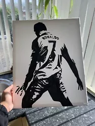 Buy Ronaldo Custom Painting In B&W • 30£