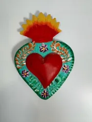 Buy Mexican Tin Hearts Authentic Folk Art Milagro Hearts Xmas Gifts  • 8.99£