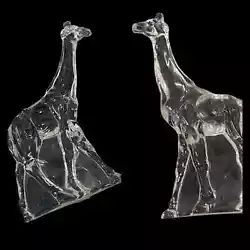 Buy 1970s Noah’s Ark Franklin Bavaria Crystal West Germany Giraffe Pair 2pc • 41.34£