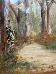 Buy Forest Scene Painting Framed With Glazing 32cm/27cm • 12£