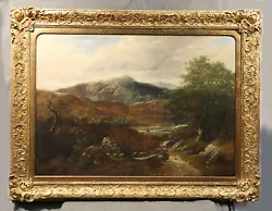 Buy Large Antique 19th Century Landscape With Gold Elaborated Frame Barmouth Wales  • 11,812.42£
