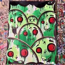 Buy Jencalle Graffiti Art ORIGINAL Street Outsider Pop 12x9 PAINTING USA Modern 👻 • 50.01£