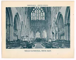 Buy Wells Cathedral Choir Somerset Antique Print Picture 1900 BPF#1730 • 2.99£