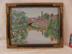 Buy Antique C R Hammond Impressionist Cityscape O/C Painting • 78.55£