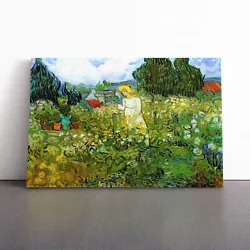 Buy Vincent Van Gogh Marguerite Gachet In The Garden Canvas Wall Art Print Framed • 29.95£