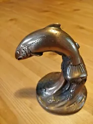 Buy Cold Cast Bronze Fish (Salmon) Statue Figurine • 1£