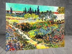 Buy Van Gogh Garden At Arles LANDSCAPE CANVAS PAINTING ART PRINT 689 • 3.96£