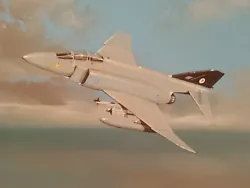 Buy Original Painting, Aviation Art Aeroplane 'RAF Phantom F4j' 16x12  Not Print • 25.50£