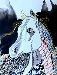 Buy Arabian Horse Original Painting Listed By Artist KATALINA SAVOLA • 170.10£