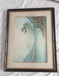 Buy Antique Watercolour Painting Scottish Loch / Fishing Scene.Signed And Framed.  • 19.99£