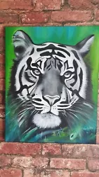Buy Tiger UK Acrylic Painting On Canvas • 49.90£