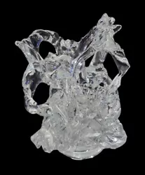 Buy Vintage Renè Roubicek 1960s Belgium Glass Unique Sculpture “KORAL” MCM -RARE • 41.62£