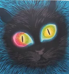Buy Offer Received  VICTOR VASARELY RARE L/E SIGNED NUMBERED STUNNING CAT LITHOGRAPH • 11,450£