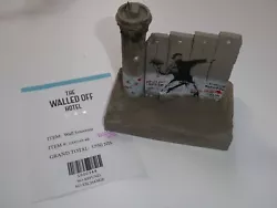 Buy Banksy Rare Flower Thrower Walled Off Hotel Sculpture With Receipt • 2,500£
