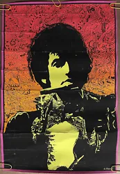 Buy Vintage Poster Blacklight Bob Dylan Psychedelic Tambourine Man Joe Roberts Jr. • 469.78£