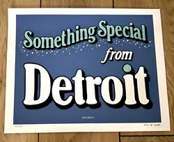 Buy Print: 'Something Special From Detroit' - KG ❤️ 2020 - Limited Edition 56/300 • 30£