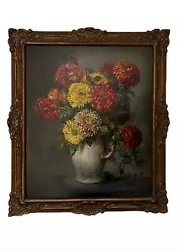 Buy Cecil Kennedy Framed Oil On Canvas, Still Life Of Flowers In A Jug • 10,000£