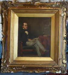 Buy Antique Portrait Gentleman - Oil On Board -19th Century -English School & Framed • 200£