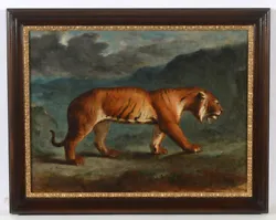 Buy  Bengal Tiger , French School Of 1st Half Of 19th Century, Oil On Canvas • 3,279.16£