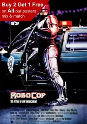 Buy Robocop 1987 Movie Poster A5 A4 A3 A2 A1 • 1.49£