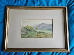 Buy Antique  Watercolour Painting Signed    C Goddard Country  Scene • 29.99£