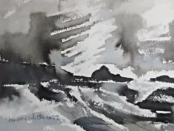 Buy Original Watercolour Painting Small Cornish Beach View By Ann Marie Whitton • 25£