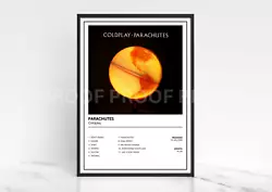 Buy Coldplay Parachutes  Album Single Cover Poster / Music Gift • 8£