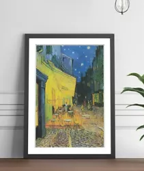 Buy Van Gogh Cafe Terrace  FRAMED WALL ART POSTER PAINTING PRINT 4 SIZES • 14.99£