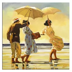 Buy Jack Vettriano-60x60cm Oil Painting Canvas Signed Art Picture Wall G93630 • 121.42£