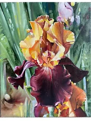 Buy  Iris  Beautiful Original Oil Painting, From Kyiv / Ukraine • 49.61£