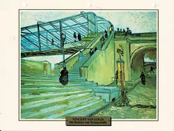 Buy The Bridge Of Trinquetaille - Vincent Van Gogh - Info Card • 0.86£
