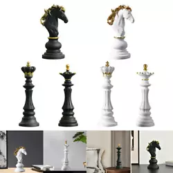Buy Modern Art Chess Pieces Sculpture Ornament Figurine Office Artwork Crafts • 24.01£