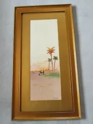 Buy Lovely Antique Egyptian Landscape Watercolour Signed J Blackwell 1914 Gilt Frame • 48.95£