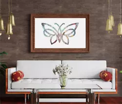 Buy Butterfly Wall Art Print Illustration Printable Painting Downloadable Poster • 4.72£