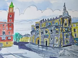 Buy Original Watercolour Painting Guildhall Norwich Norfolk By Ann Marie Whitton • 25£