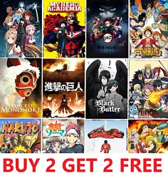 Buy Top Classic Greatest Anime Series Ever Manga Poster Room Decor Wall Art 1 • 2.95£