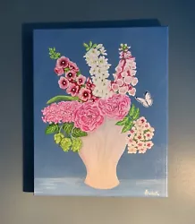 Buy “Still Life With Butterfly”,  Slim Canvas. Unique Original Acrylic Artwork. New • 40£