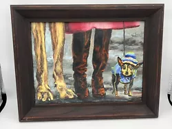 Buy Whimsical Dog Original Oil Painting By Popular Truckee Artist Aimee Had • 379.49£