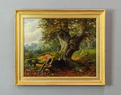 Buy JOHN WILLIAM GRAHAM PRINGLE, 1844-1882 | Wooded Landscape Antique Oil Painting • 24£