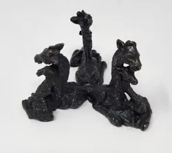 Buy San Pacific Giraffe Group Cluster Miniature Heavy Metal Figurine  • 9.92£