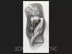 Buy 3D Model STL File For CNC Router Laser & 3D Printer Fish 8 • 2.47£