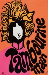 Buy Bob Dylan Me. Tambourine Man Vintage Blacklight Poster Psychedelic 1969 Sealed • 752.17£